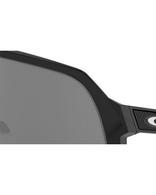 Oakley Gray 60Mm Wrap Shield Sunglasses