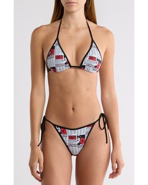 PacSun Black Corinne Triangle Bikini Top