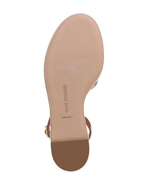 Veronica Beard Multicolor Philene Platform Wedge Sandal