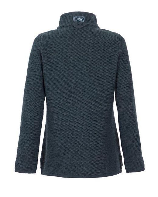 Weird Fish Blue Sontee Full Zip Macaroni
