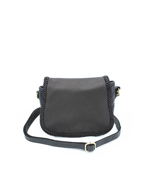Bolsa Nova Black Naples Saddle Bag