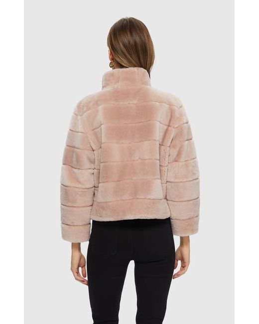 Gorski Natural Shearling Lamb Horizontal Jacket