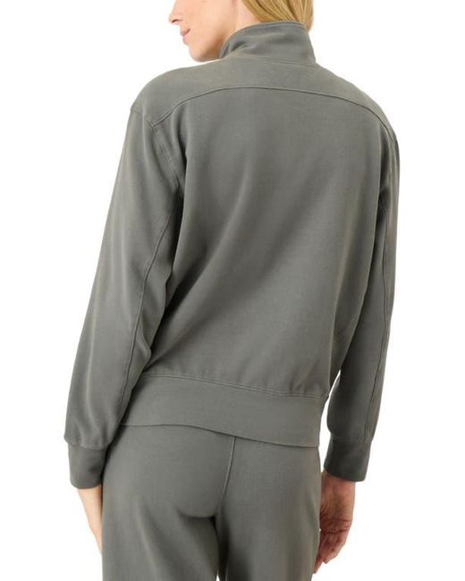Pact Gray Cloudknit Half Zip