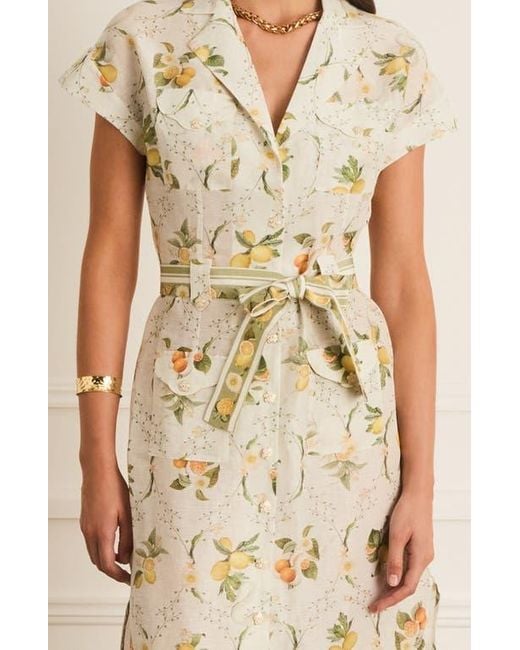 Aqua Blu Australia Natural Button Up Camilla Dress