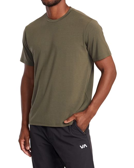 RVCA Green Va Sport Balance Performance T-shirt for men