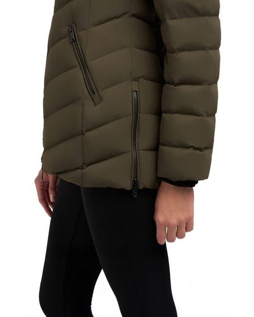 Moose Knuckles Green Rockcliff 5 Water Repellent Hooded 800 Fill Power Down Puffer Jacket