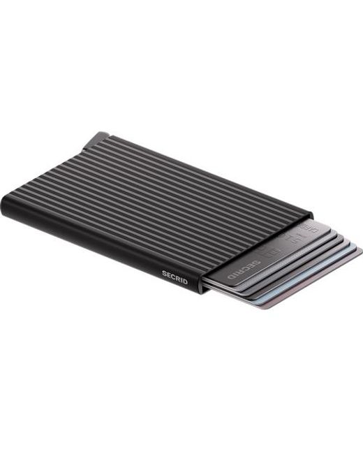 Secrid Black Premium Cardprotector+ Fluted for men