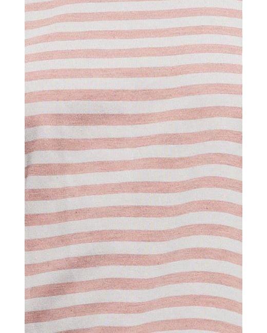 Lioness Gray Bloom Stripe Top
