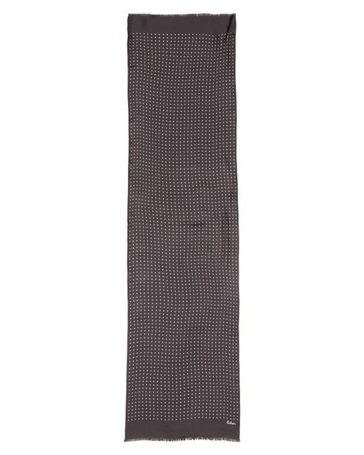 Echo Black Tubular Dot Scarf
