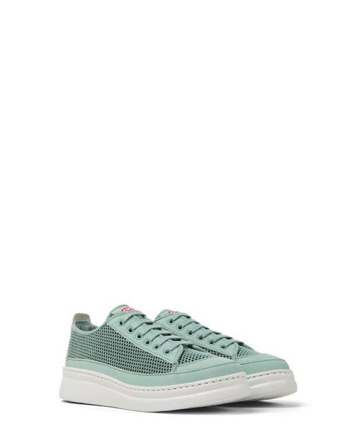 Camper Green Runner Up Perforated Platform Sneaker