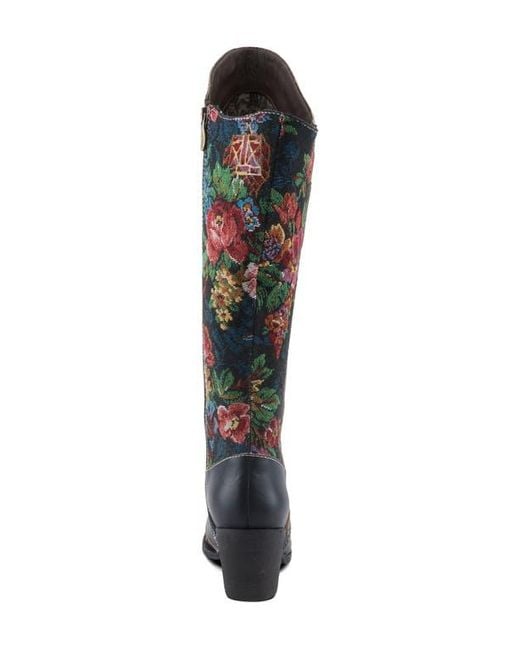 Spring Step Black Mallorie Knee High Boot