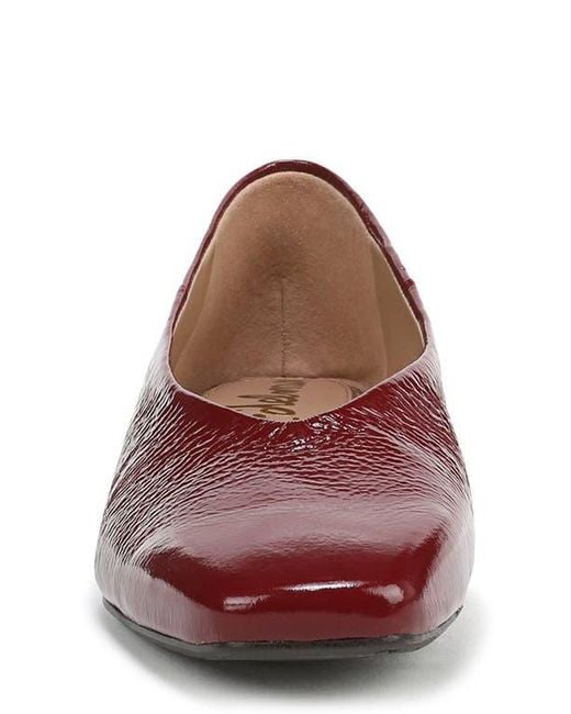 Sam Edelman Red Kasey Square Toe Pump