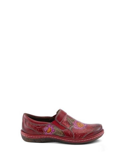 Spring Step Red Annawan Loafer