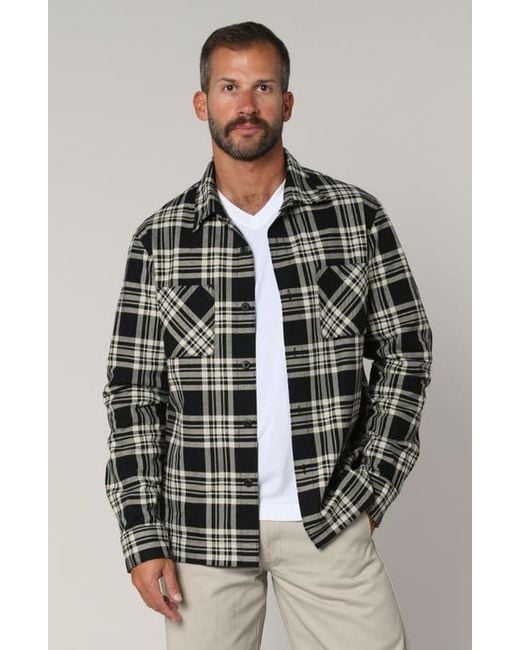 LEISURE LAB Black Outlander Button Up for men