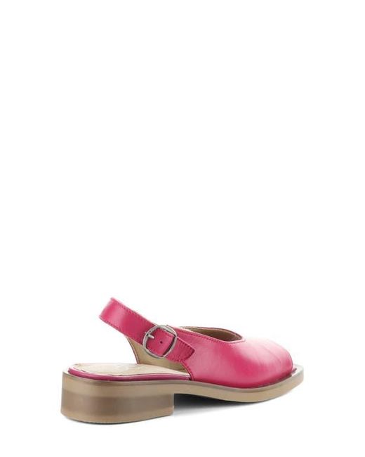 Bos. & Co. Pink Elena Slingback Flat