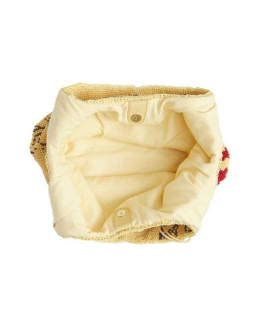 J.W. Anderson Yellow Mini Beaded Shopper Bag