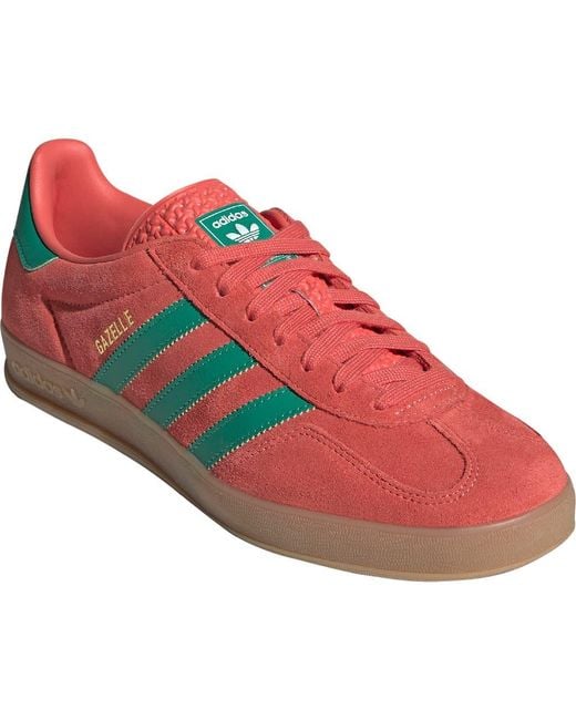adidas Men's Red Gazelle Indoor Sneaker
