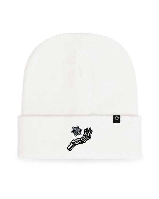 Alix White Chill Touch Beanie for men