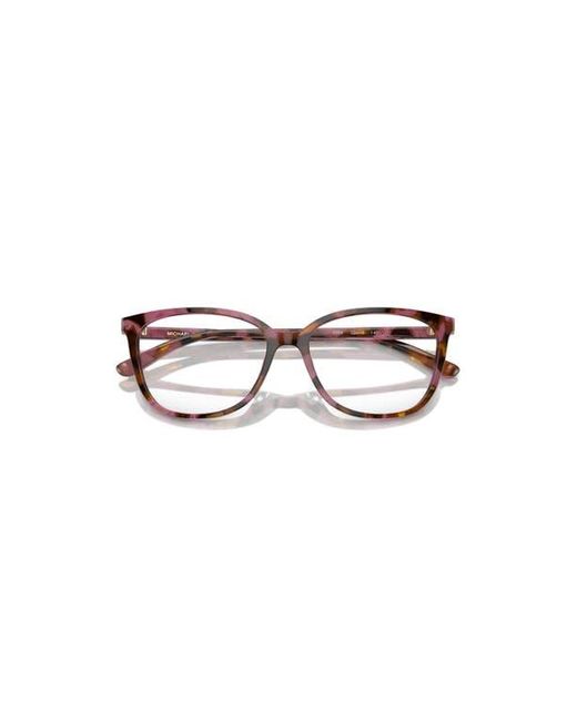 Michael Kors Brown 55Mm Rectangle Optical Glasses