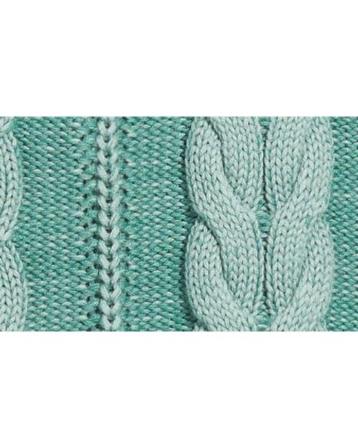 Pendleton Green Cable Cotton Cardigan