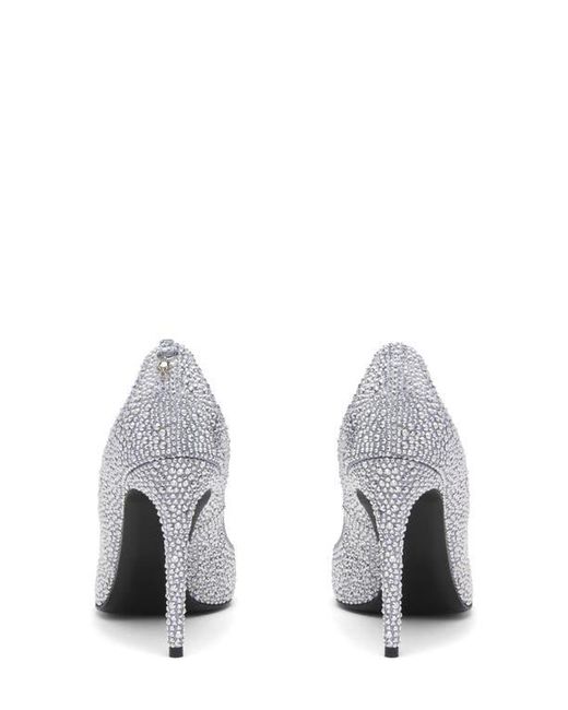 McQueen White Skull Pump