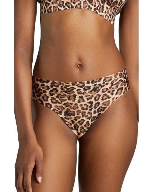 Siella Brown No-Show Bikini