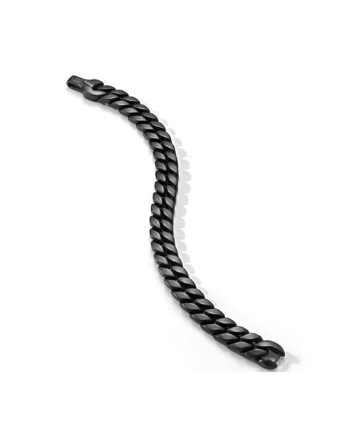David Yurman Black Curb Chain Bracelet for men