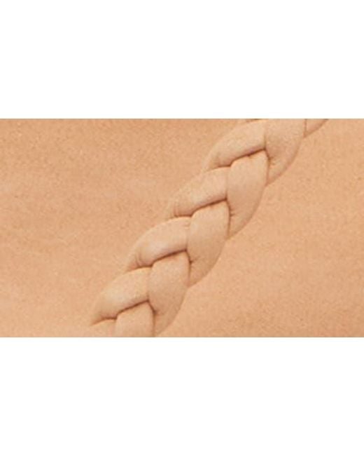 TKEES Pink Gemma Braid Slide Sandal