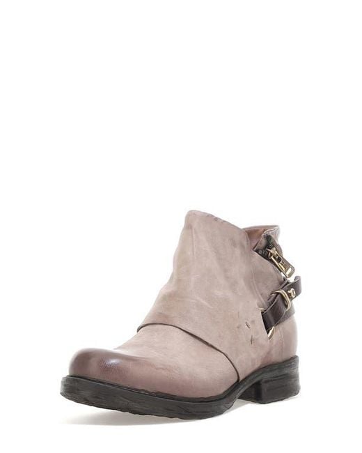 A.s.98 Pink Steve Studded Bootie
