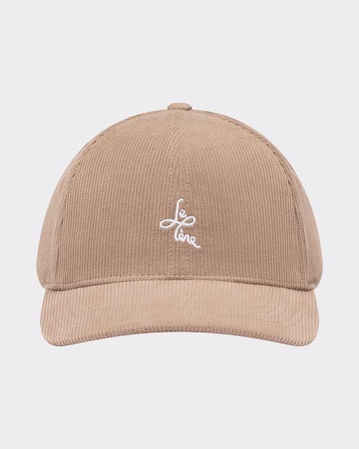 le PERE Natural Corduroy Baseball Cap for men