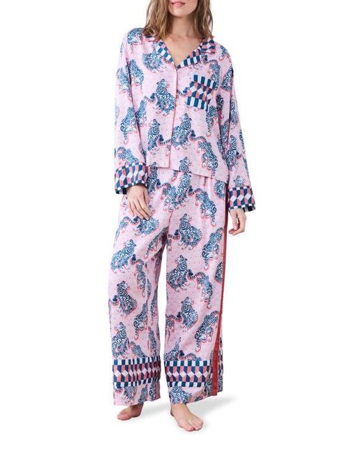 Printfresh White Rittenhouse Satin Pajamas