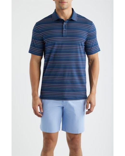 G/FORE Blue Stripe Performance Golf Polo for men