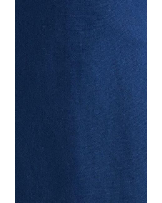 French Connection Blue Birdie Square Neck Minidress
