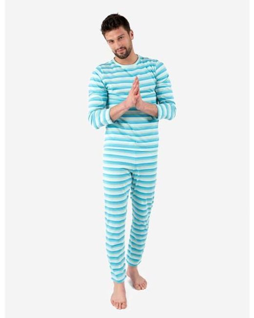 Leveret Blue Loose Fit Cotton Matching Family Pajamas, Fun & Character Themes for men