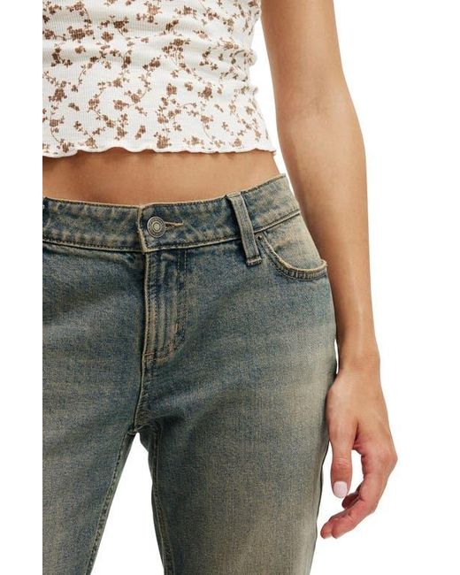 Cotton On Green Low Rise Bootcut Jean