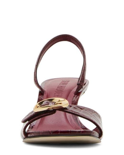 Steve Madden Brown Henrietta Slingback Sandal