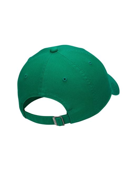 Nike Green Club Futura Wash Baseball Cap for men