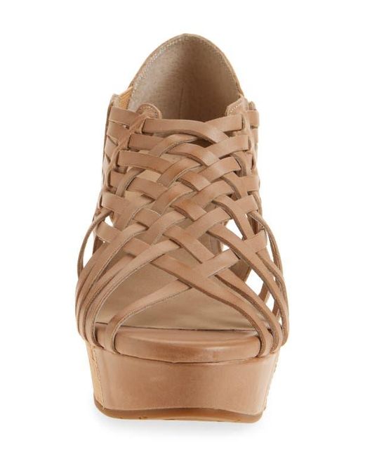 Chocolat Blu Brown Winix Strappy Platform Wedge Sandal