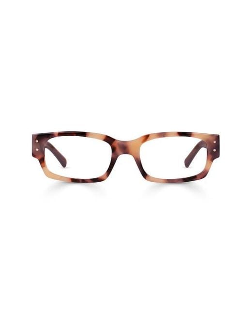 Eyebobs Brown Head 49Mm Rectangular Reading Glasses