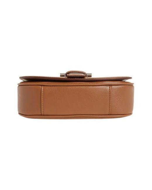 Alexander McQueen Brown Mini T-Bar Shoulder Bag
