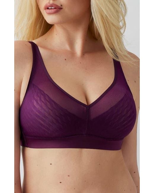 Wacoal Purple Elevated Allure Wireless Bra