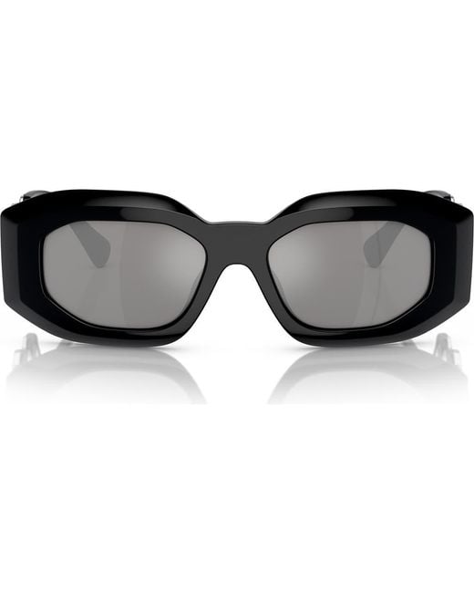 Versace Black 53Mm Irregular Sunglasses
