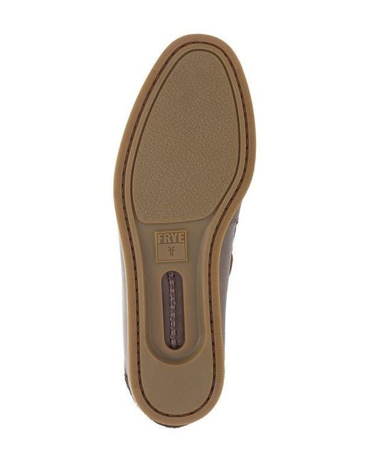 Frye Brown Mason Boat Shoe for men
