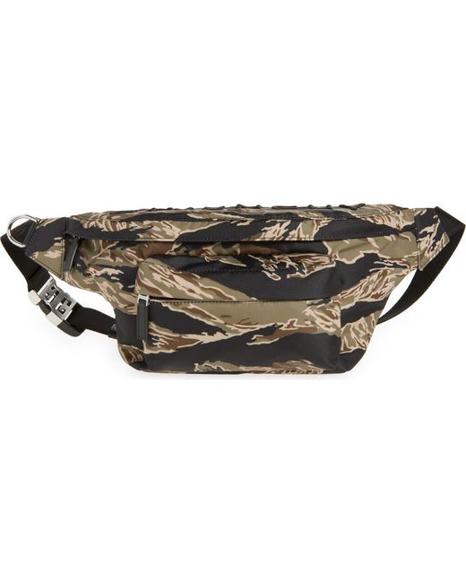 Givenchy Black Essential U Canvas Belt Bag for men
