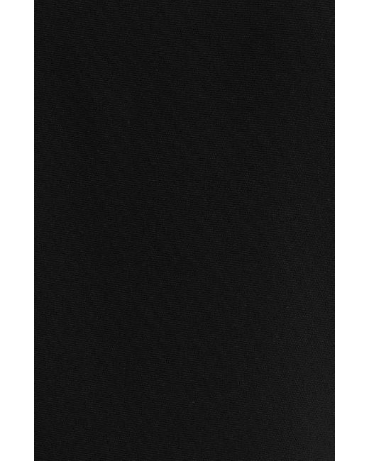 Sam Edelman Black Side Pleat Sheath Minidress