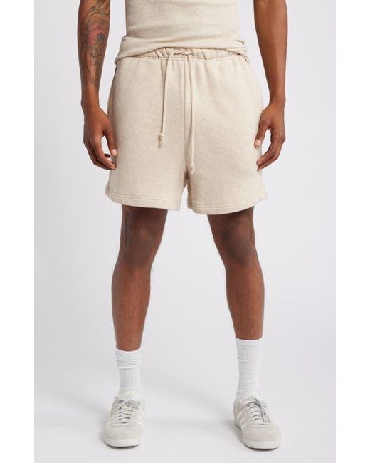 Elwood Natural Core Organic Cotton Brushed Terry Sweat Shorts for men