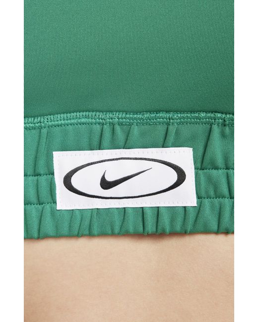 Nike Green Dri-fit High Neck Sports Bra