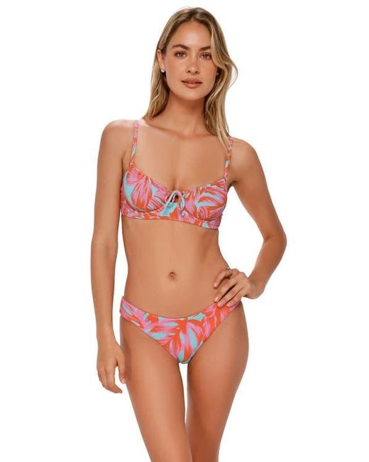 Swim Systems Women's Orange Avila Underwire Bikini Swimsuit Top