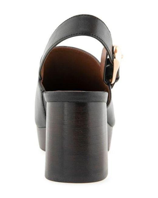 Aerosoles Black Shayla Platform Clog