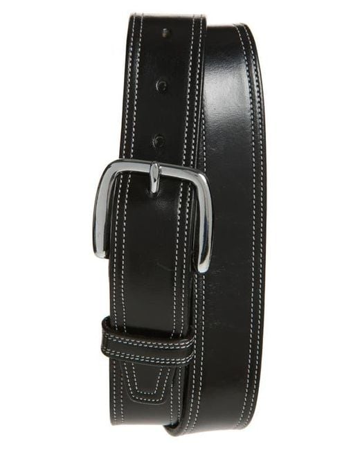 Noah Leather Belt in Black for Men | Lyst